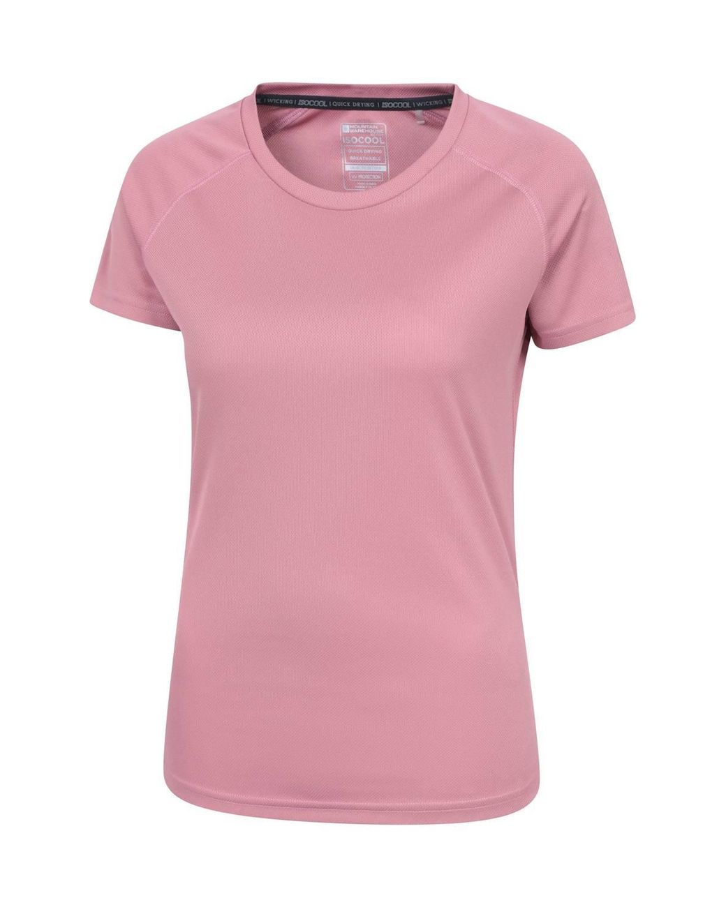 Mountain Warehouse Pink Endurance T-Shirt Lightweight T-Shirt Breathable Top