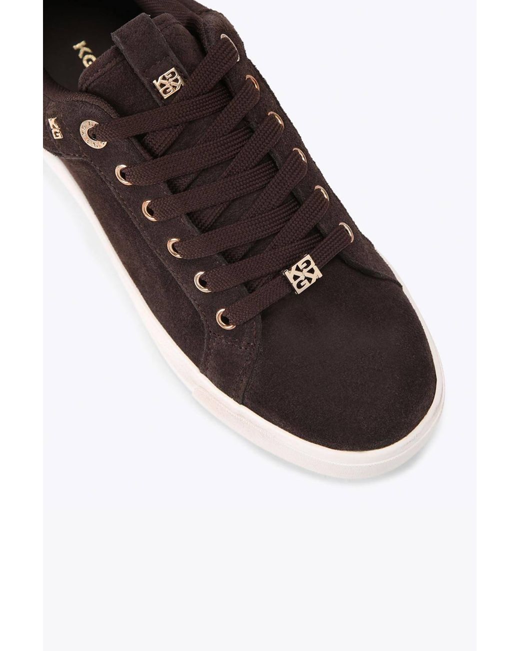 KG by Kurt Geiger Brown 'Lillian2' Suede Trainers