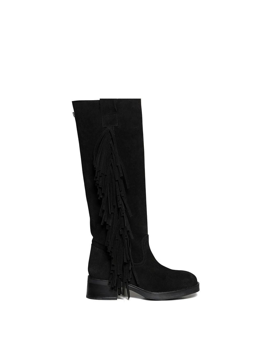 Steve Madden Black 'Banner F 015' Suede Boots