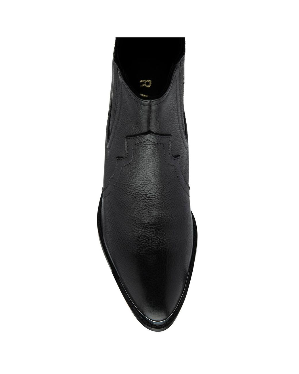 Ravel Black 'Cann' Leather Ankle Boots