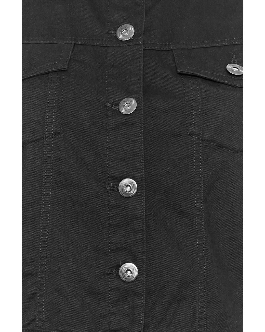 Yours Black Denim Jacket
