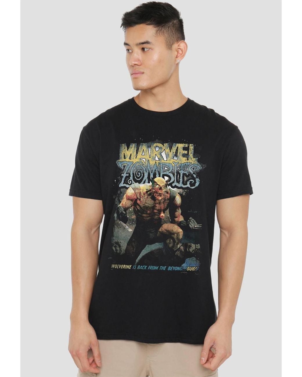 Marvel Black Zombies Undead Wolverine Cover T-Shirt