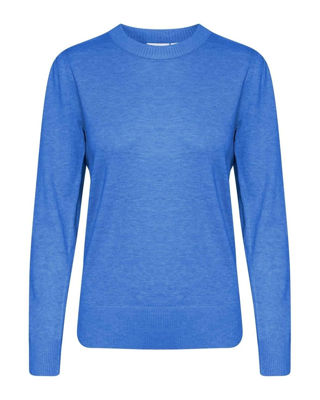 Saint Tropez Blue Milasz Crew Neck Jumper