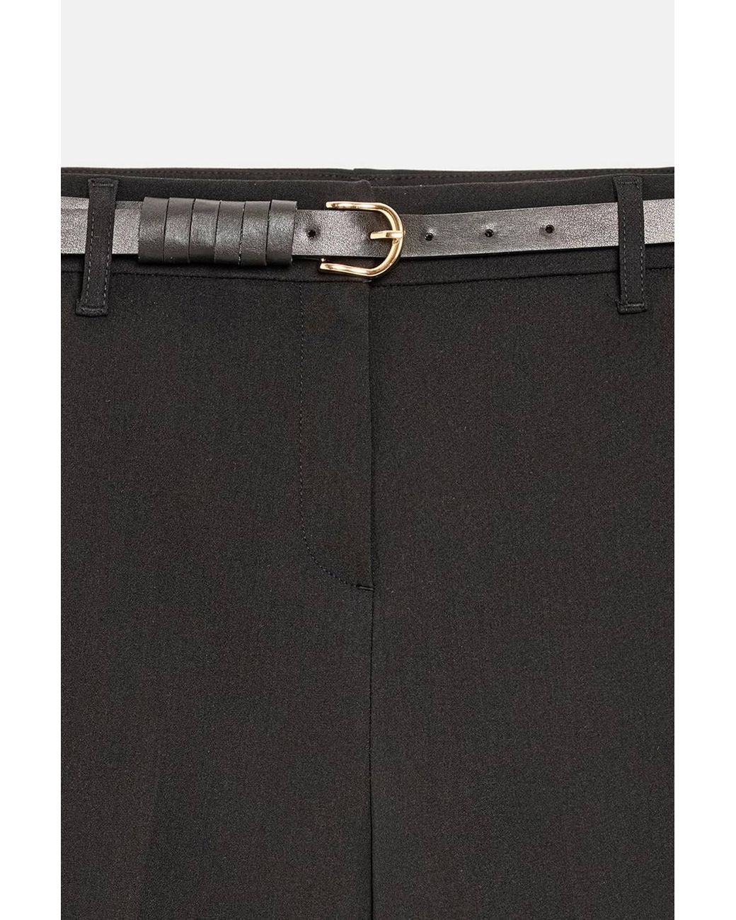 Dilvin Red Straight-Leg Pants