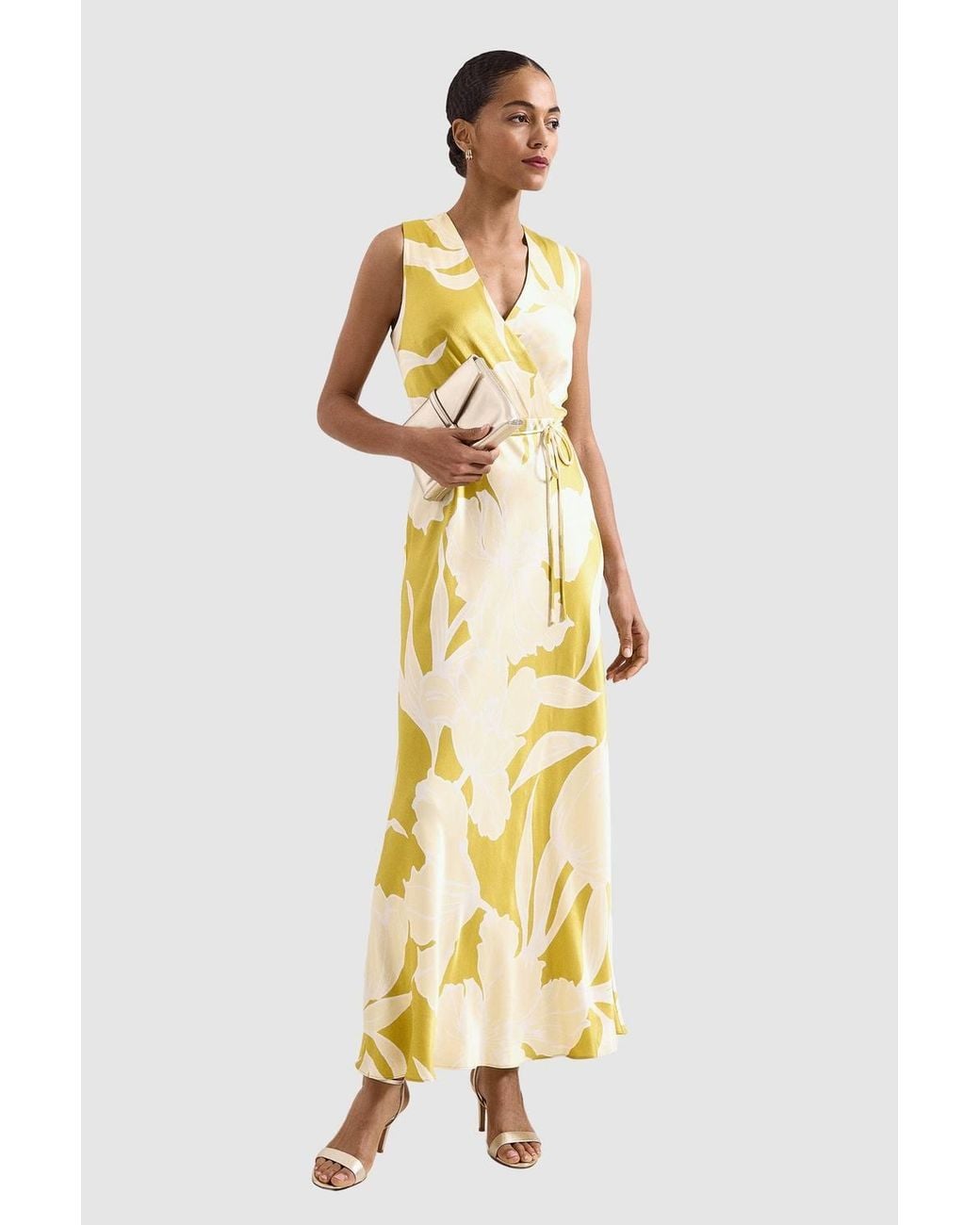 Phase Eight Metallic Petite Paula Maxi Dress