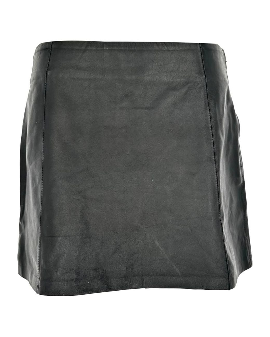 Alexander Wang Gray Preloved T. Mini A-Line Skirt