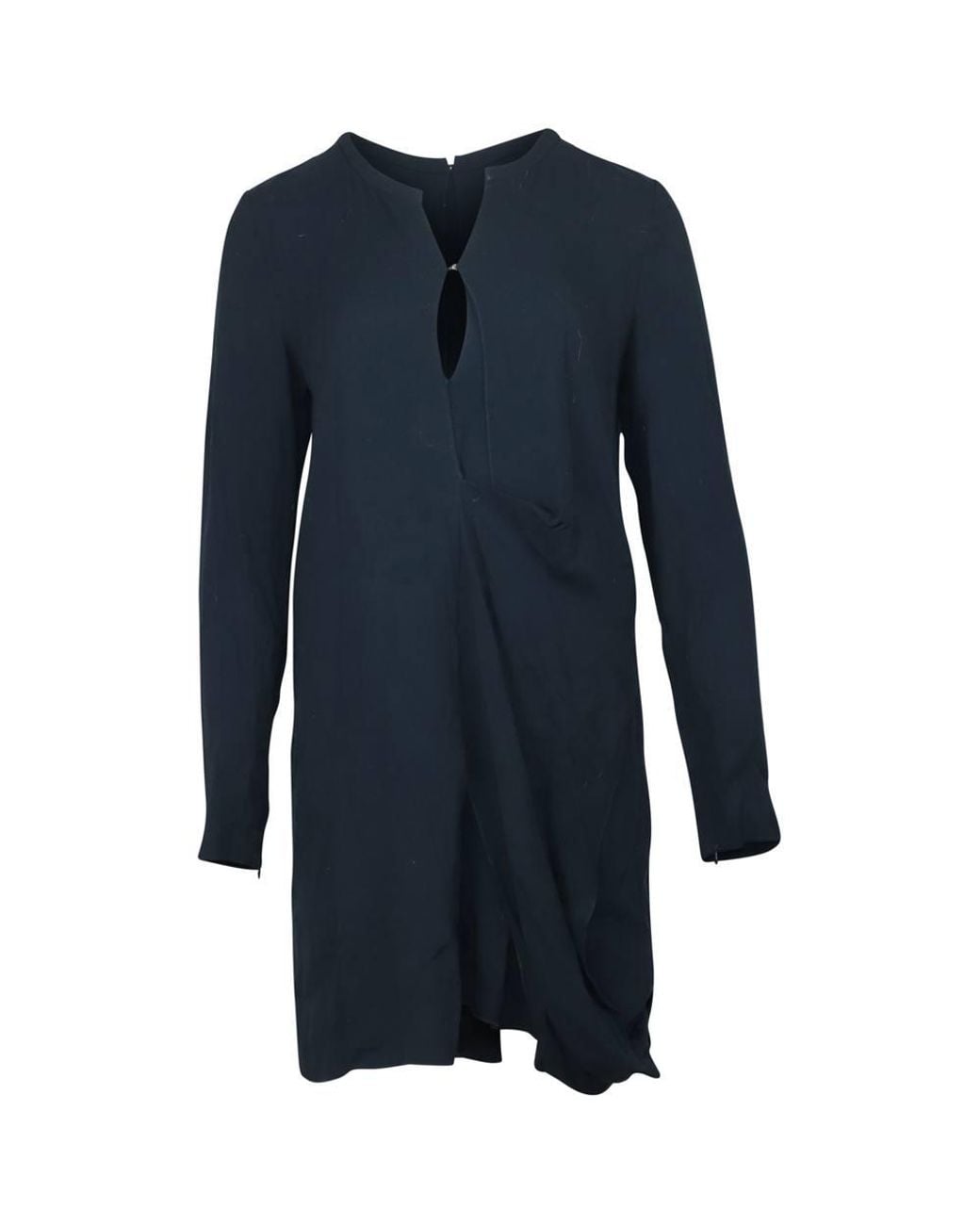 Acne Blue Preloved Keyhole Neckline Dress