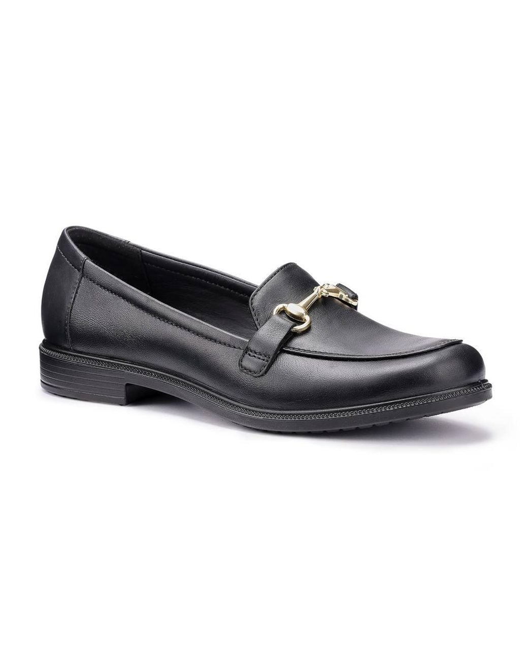 Hotter Black 'Clovelly' Loafers