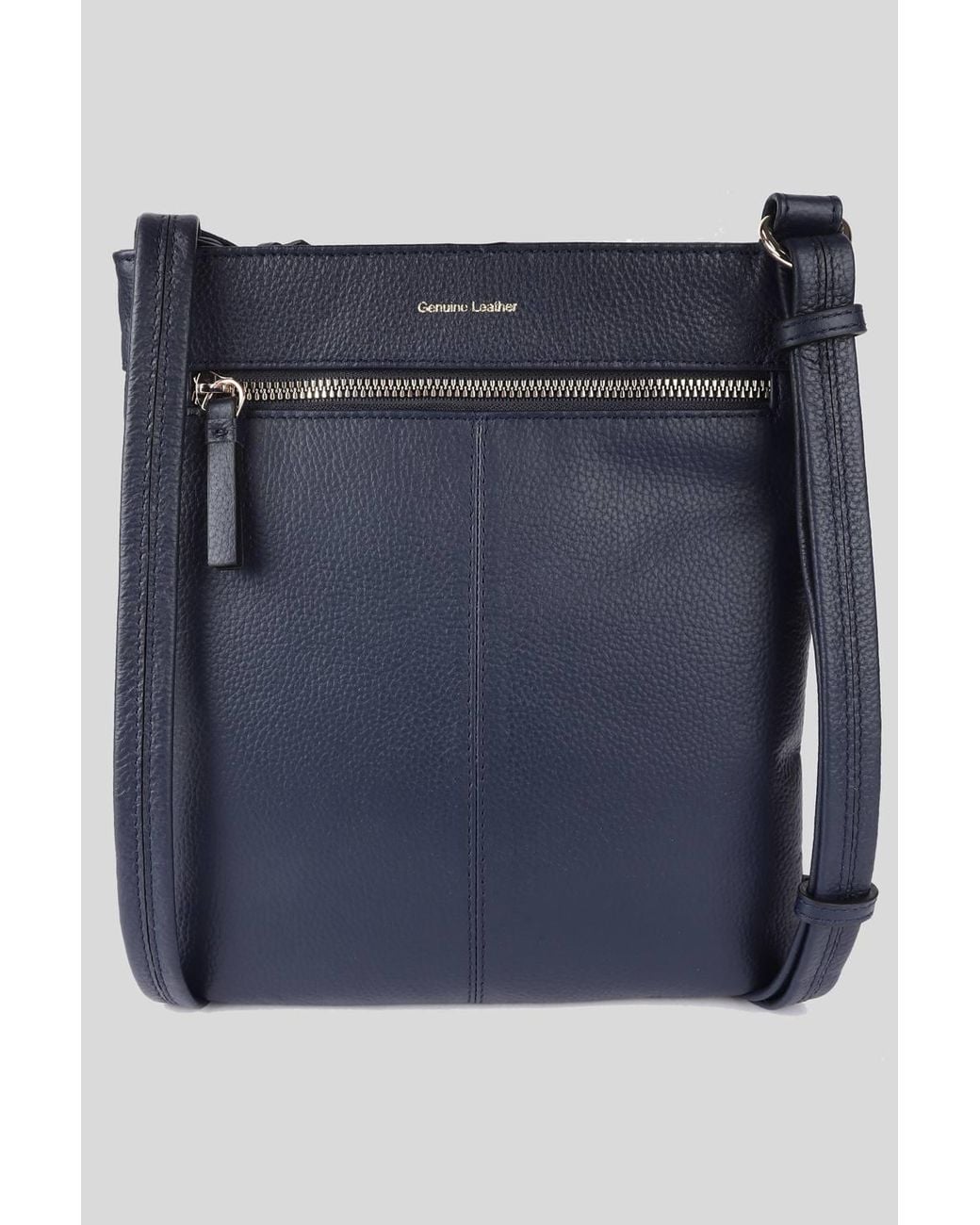 Ashwood Leather Blue 'Heaven' Real Leather Cross Body Bag