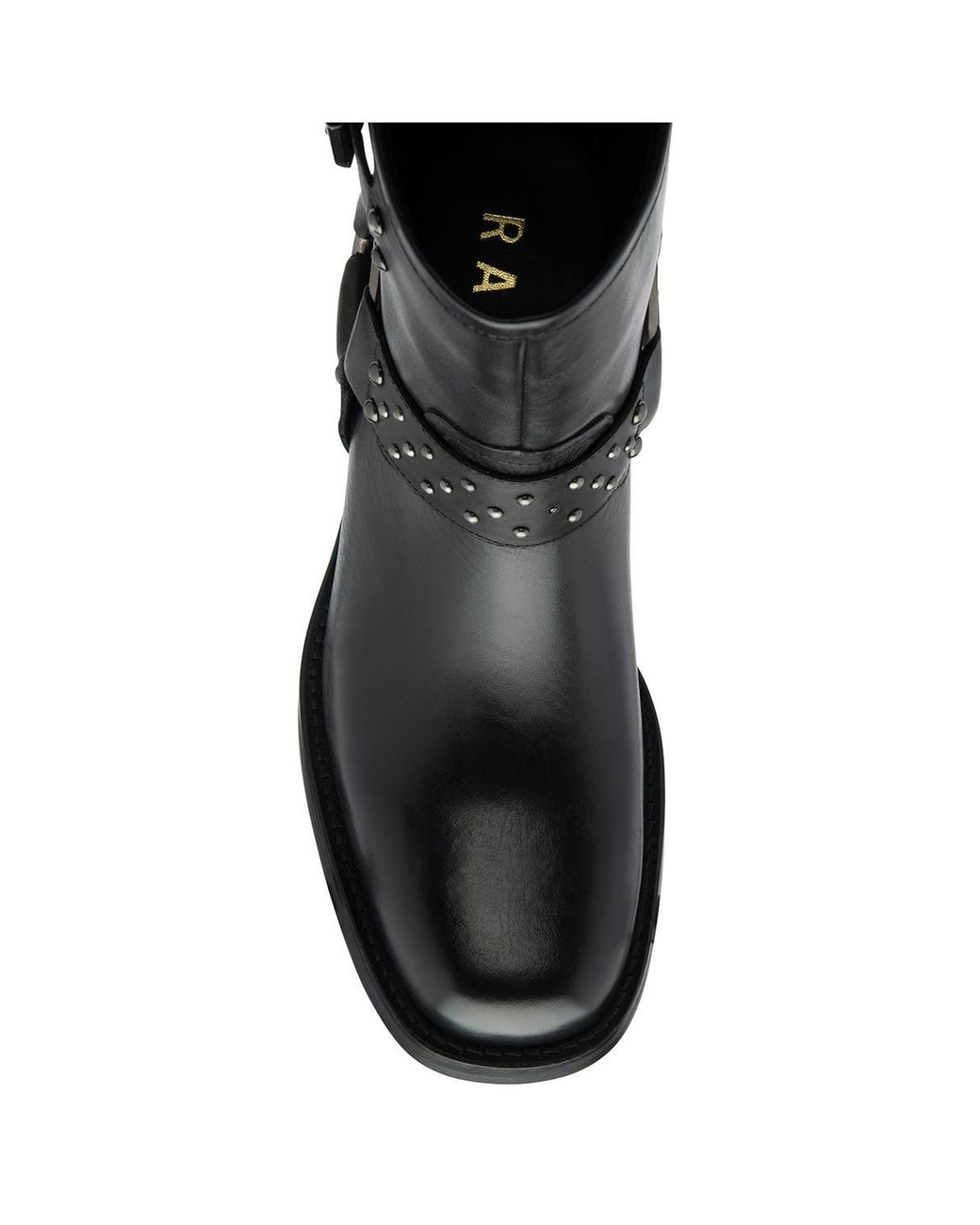 Ravel Black Leather 'Bowmont' Ankle Boots
