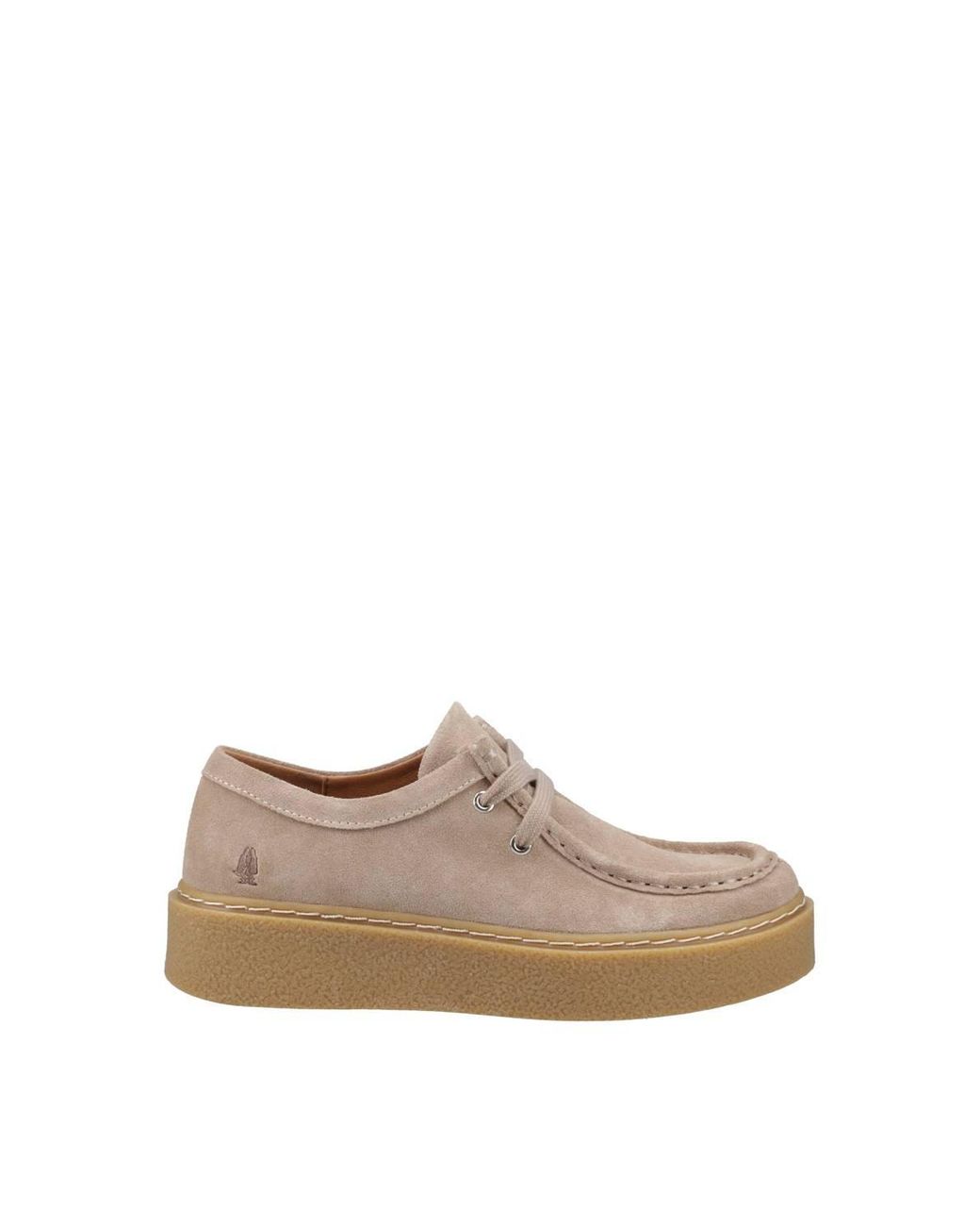Hush Puppies Brown Bridie Suede Mocc Toe