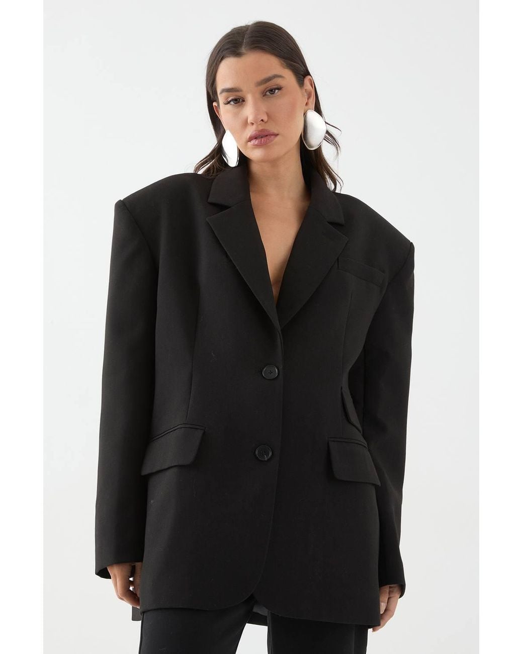 MissPap Black Premium Oversized Blazer