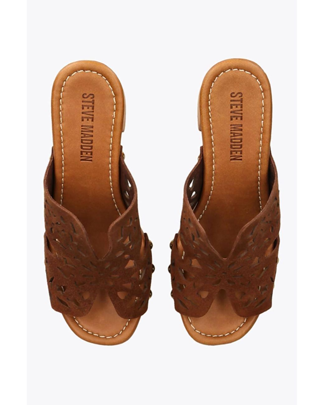 Steve Madden Brown 'Sunkissed' Suede Heels