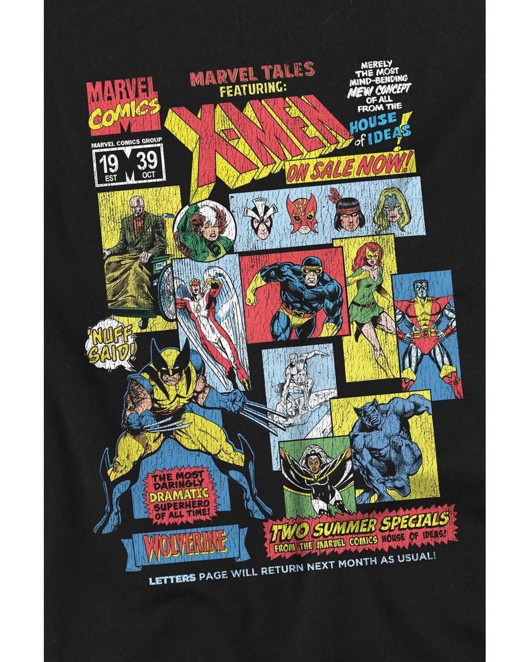 Marvel Black Tales Xmen On Sale Now Long Sleeve T-Shirt