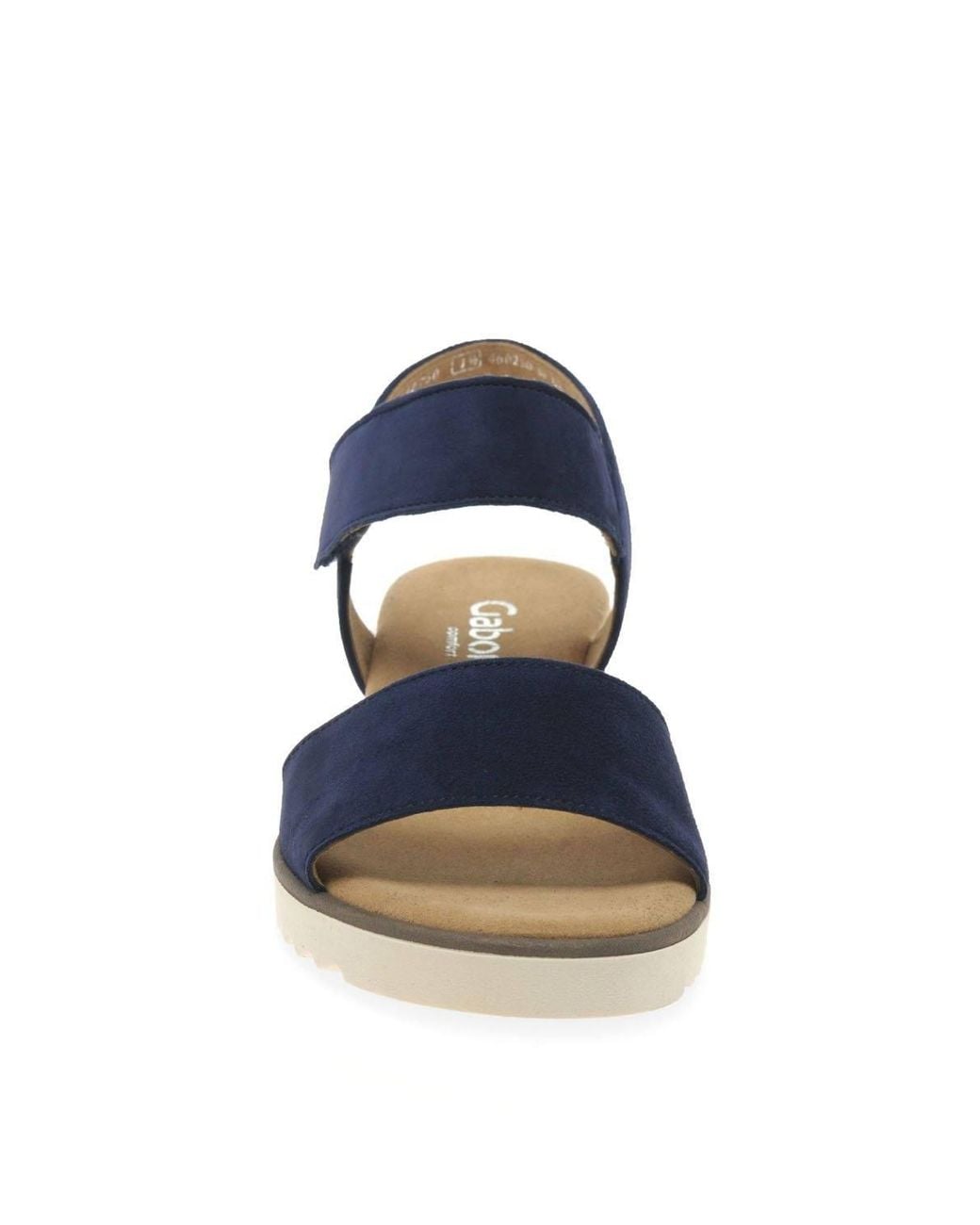 Gabor Blue 'Raynor' Low Wedge Sandals