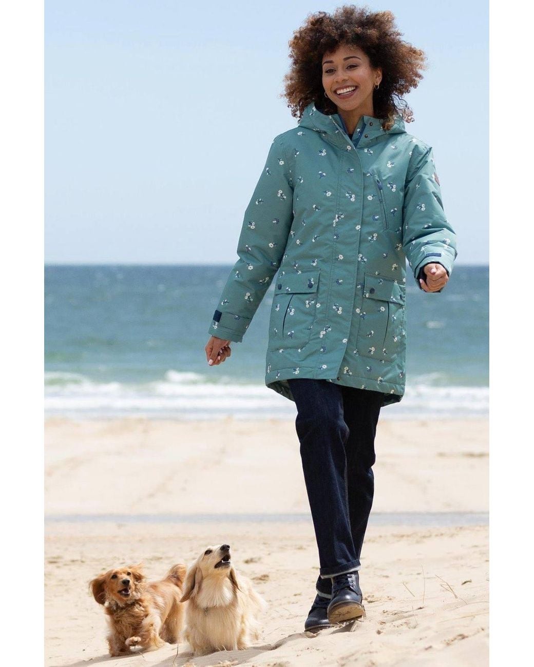 Kite Blue Horton Cosy Waterproof Coat