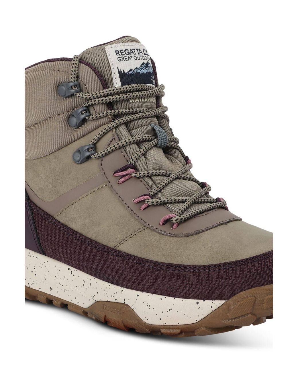 Regatta Purple Shayford Breathable Waterproof Walking Boots