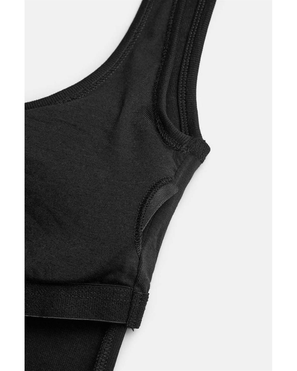Dilvin Blue Slim Fit Sleeveless Jersey Cami Blouse