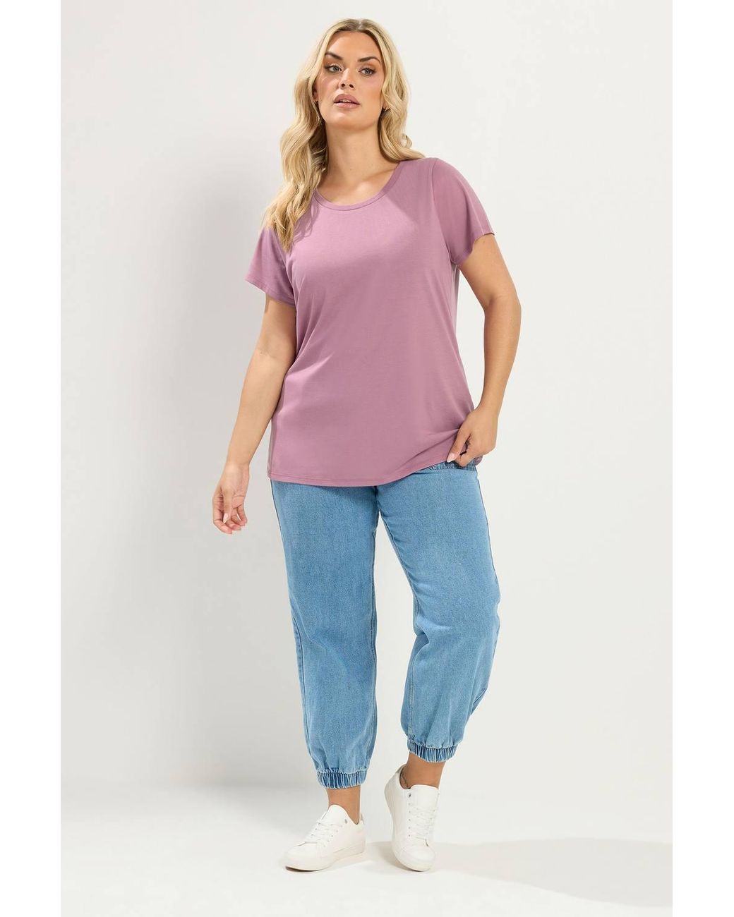Yours Gray 2 Pack Ditsy Floral T-Shirts