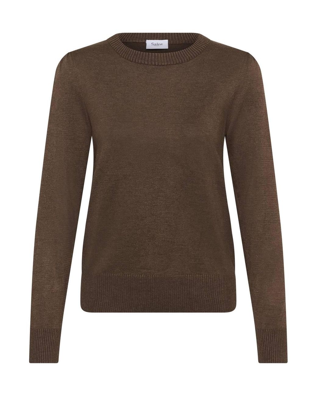 Saint Tropez Blue Milasz Crew Neck Jumper