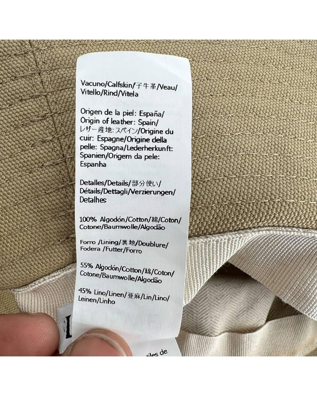 Loewe Green Preloved Fisherman Hat