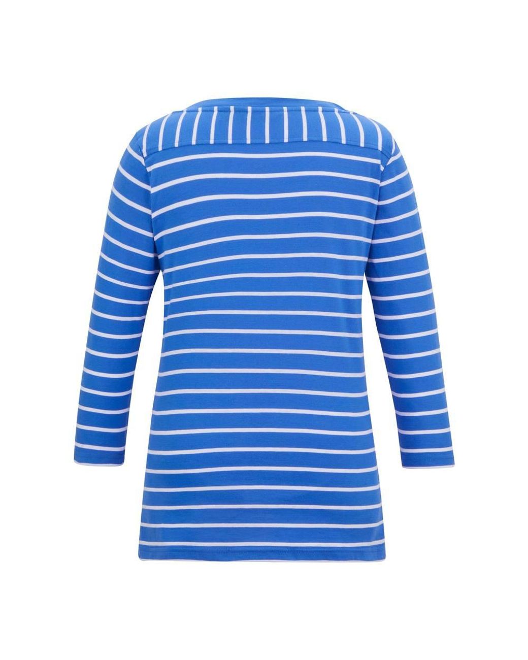 Regatta Blue Bayletta Ii 3/4 Sleeve Stripe Top