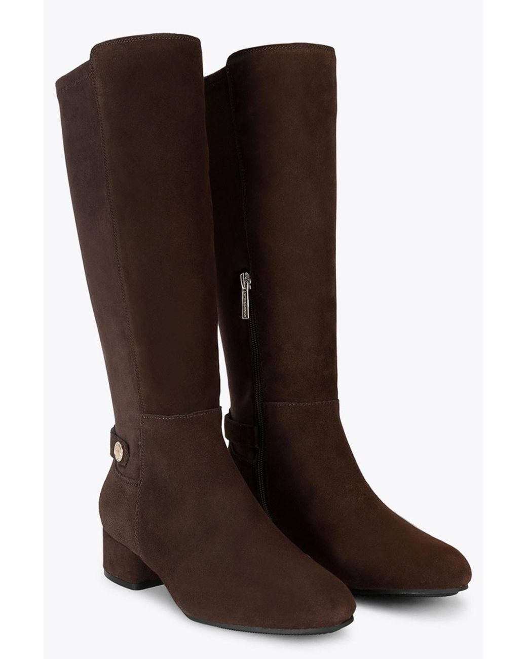 Carvela Kurt Geiger Brown 'Gaia Knee' Suede Boots