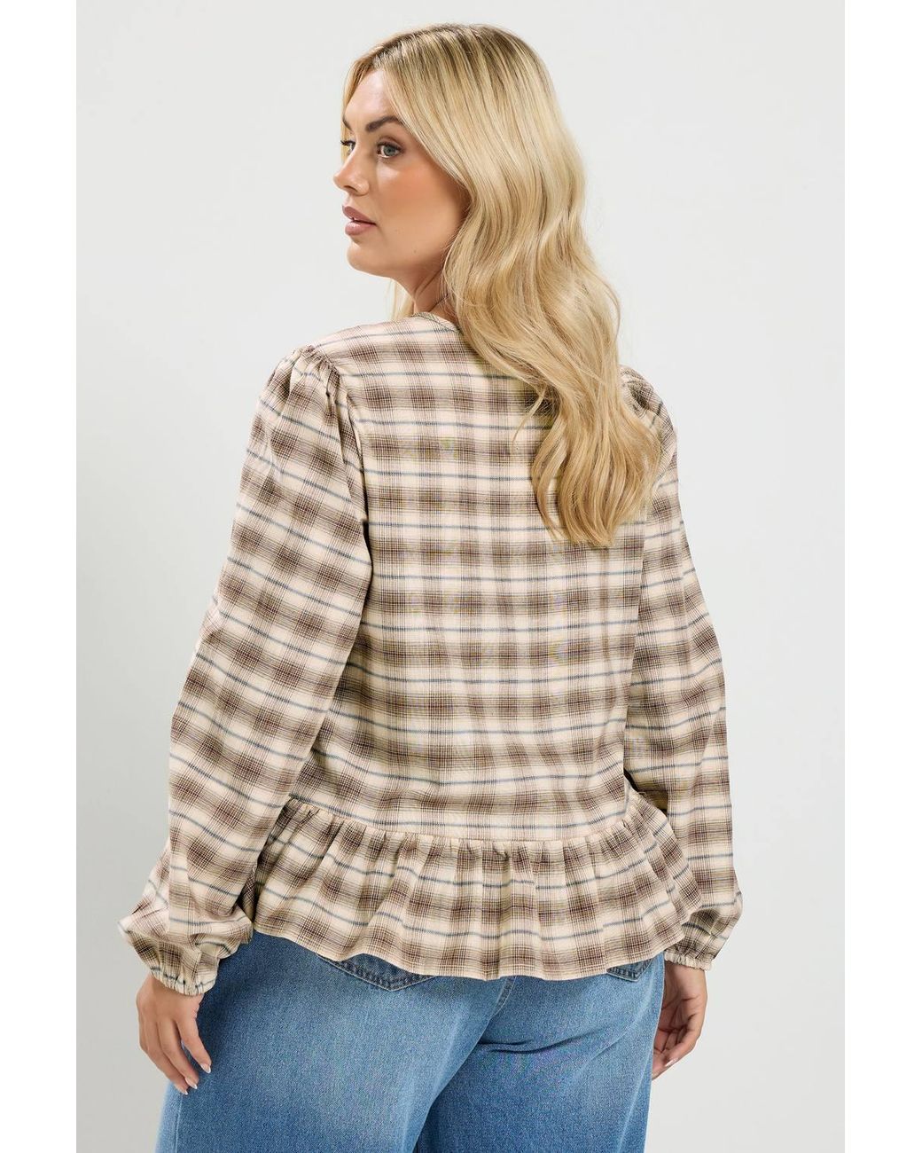 Yours Natural Peplum Top