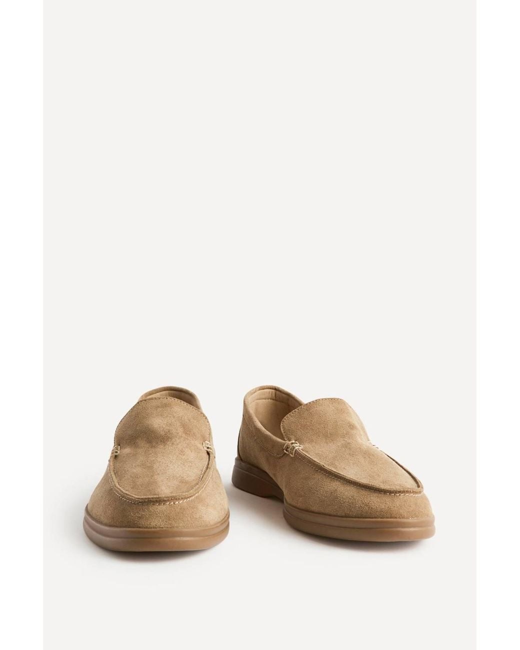 Linzi Natural Apparel Suede Leather Loafers