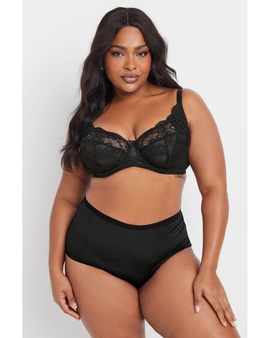 Yours Pink 2 Pack Lace Underwired Bras