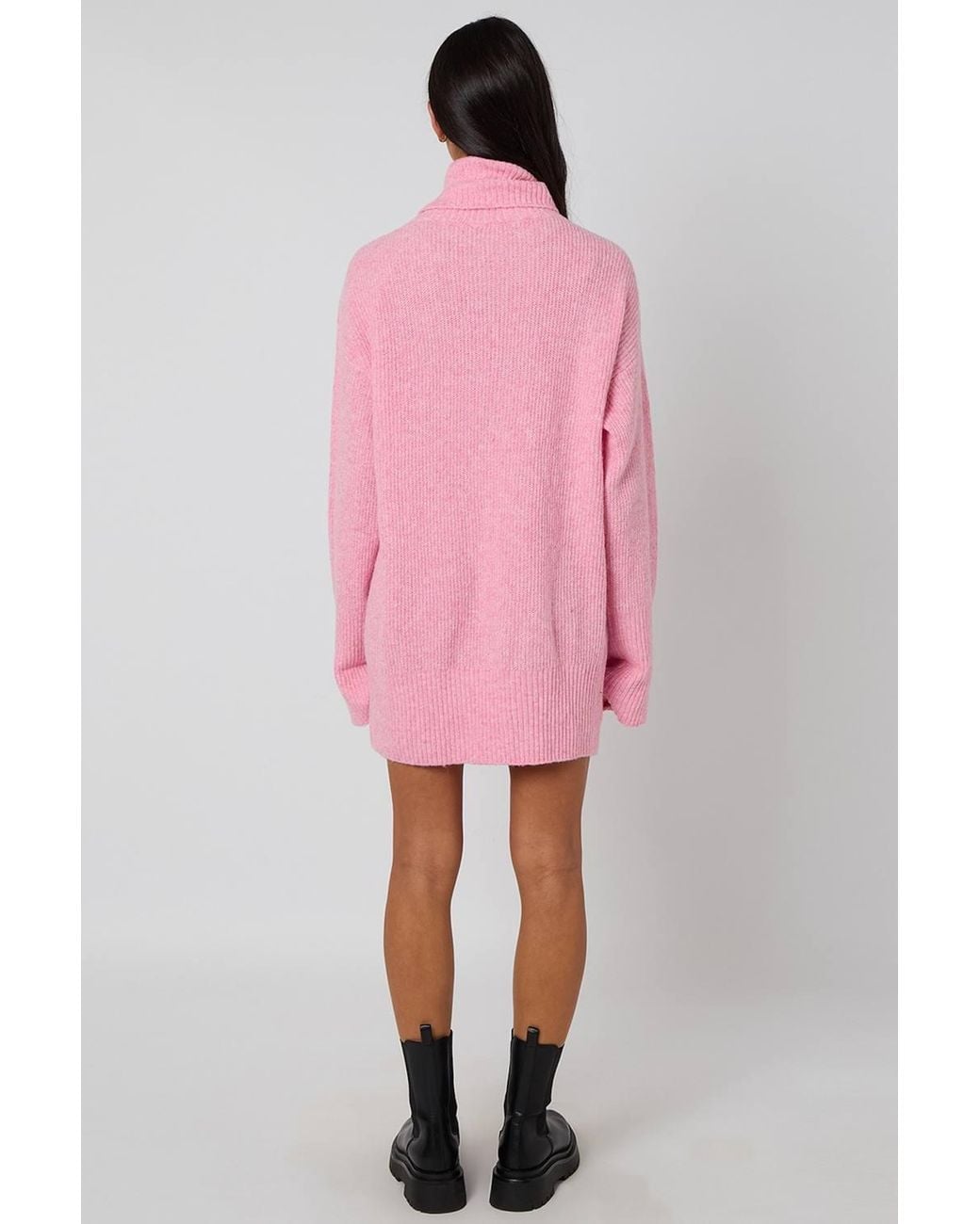 Urban Bliss Pink Roll Neck Jumper