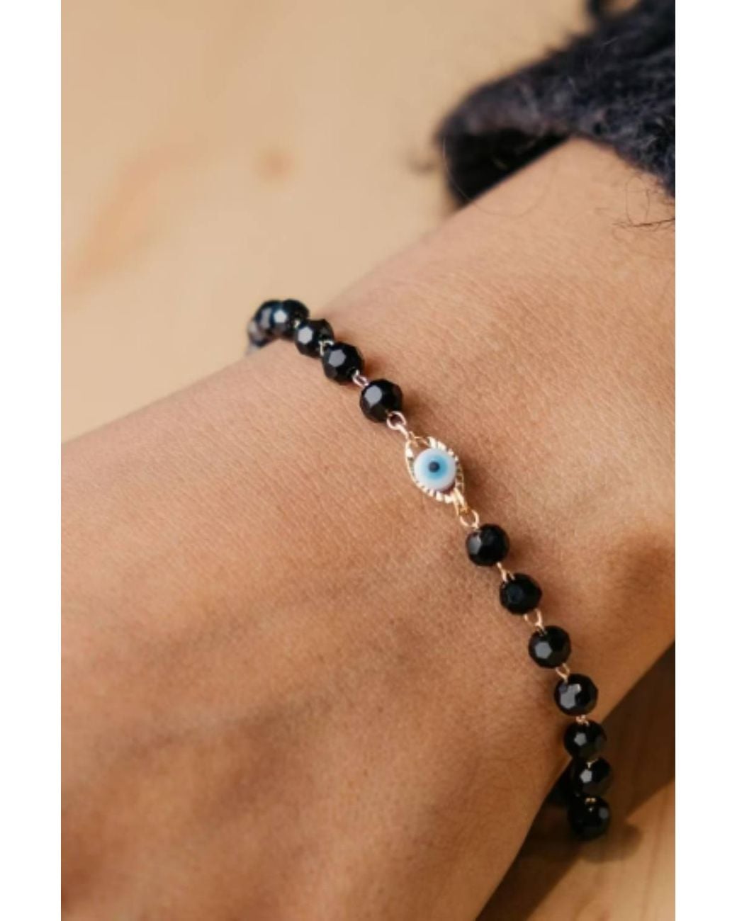 The Colourful Aura Green Evil Eye Beads Indian Mangalsutra Protection Indian Nazaria Bracelet