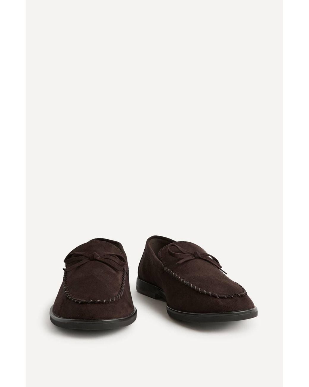 Linzi White Truly Faux Suede Loafers