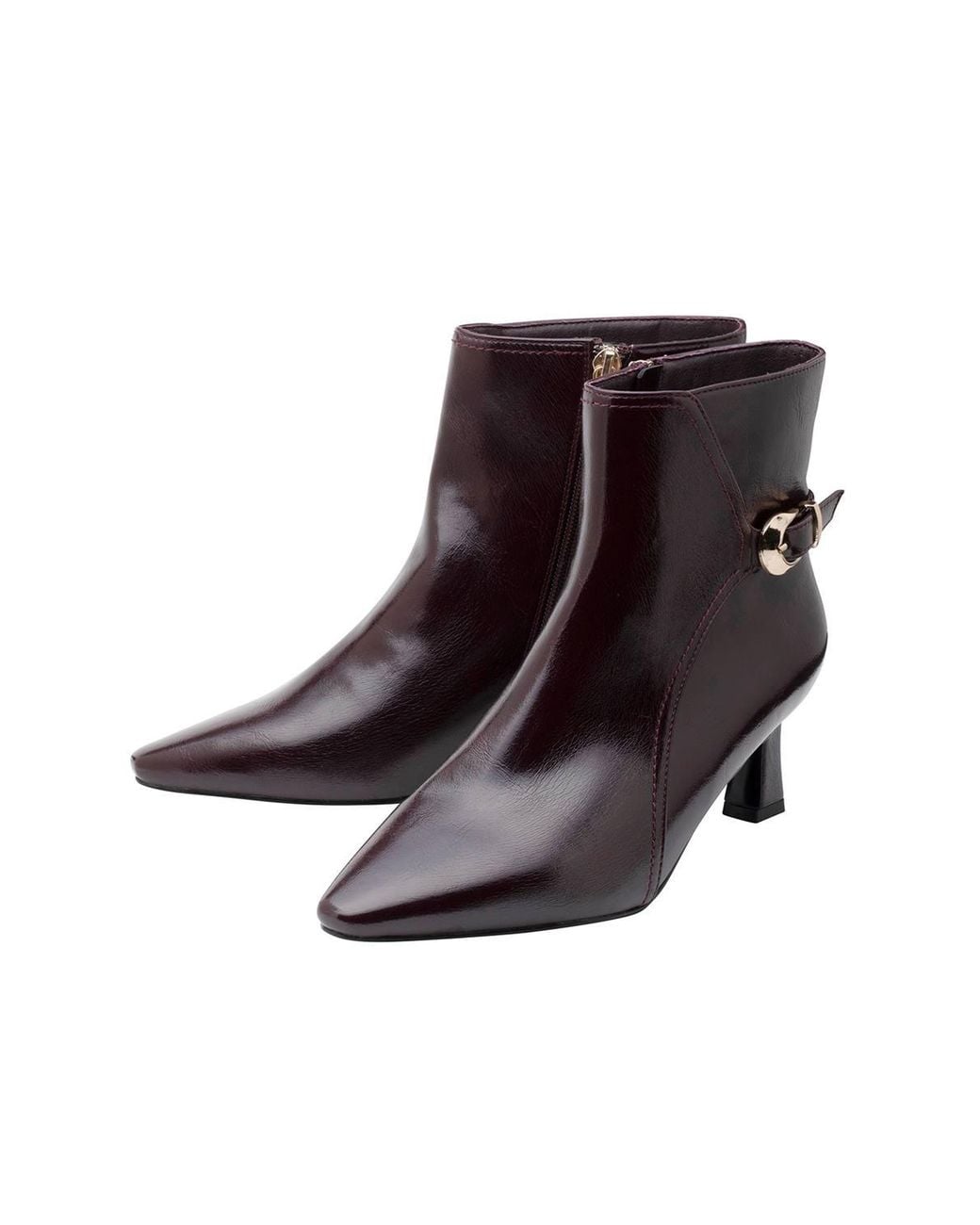 Lotus Brown 'Ripley' Heeled Ankle Boots