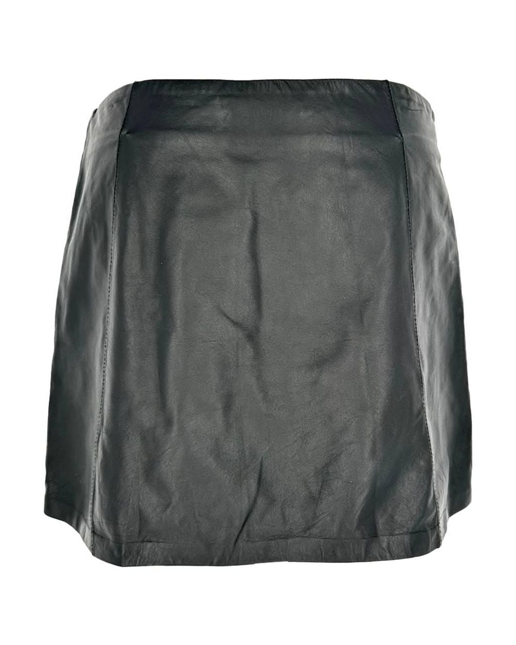 Alexander Wang Gray Preloved T. Mini A-Line Skirt