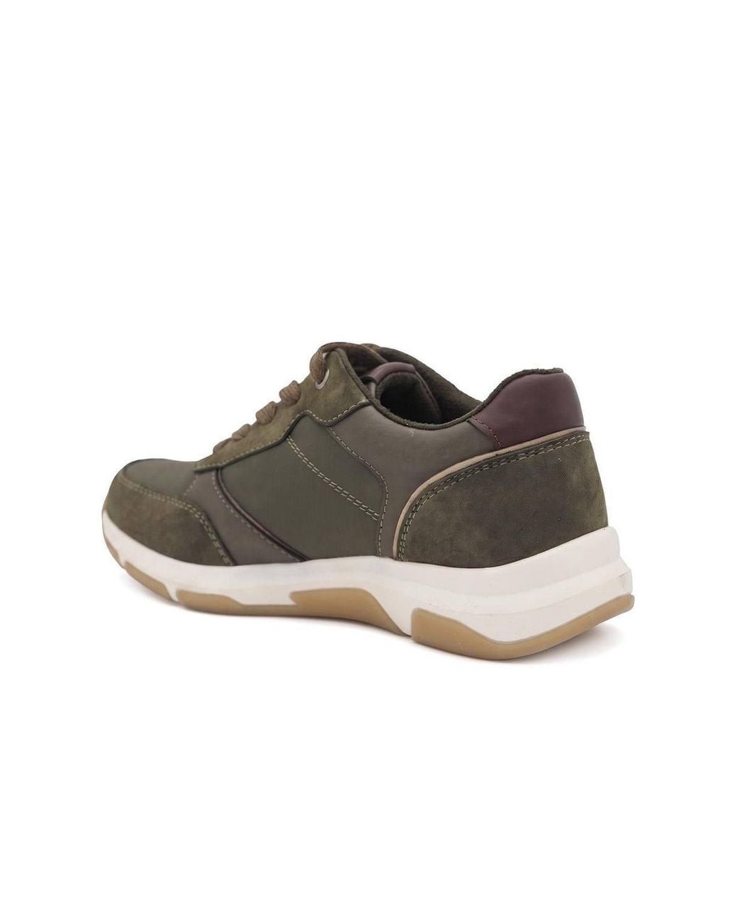 Pavers Brown Lightweight Water Resistant Lace Up Trainers