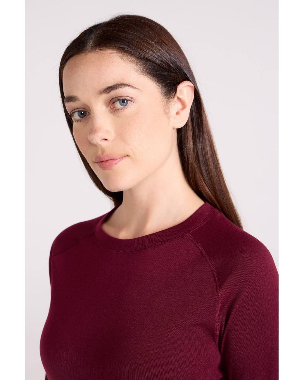 Mountain Warehouse Red Talus Baselayer Top Long Sleeve Thermal Sweater