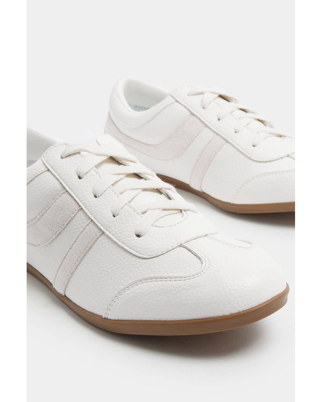Long Tall Sally Gray Padded Retro Trainers