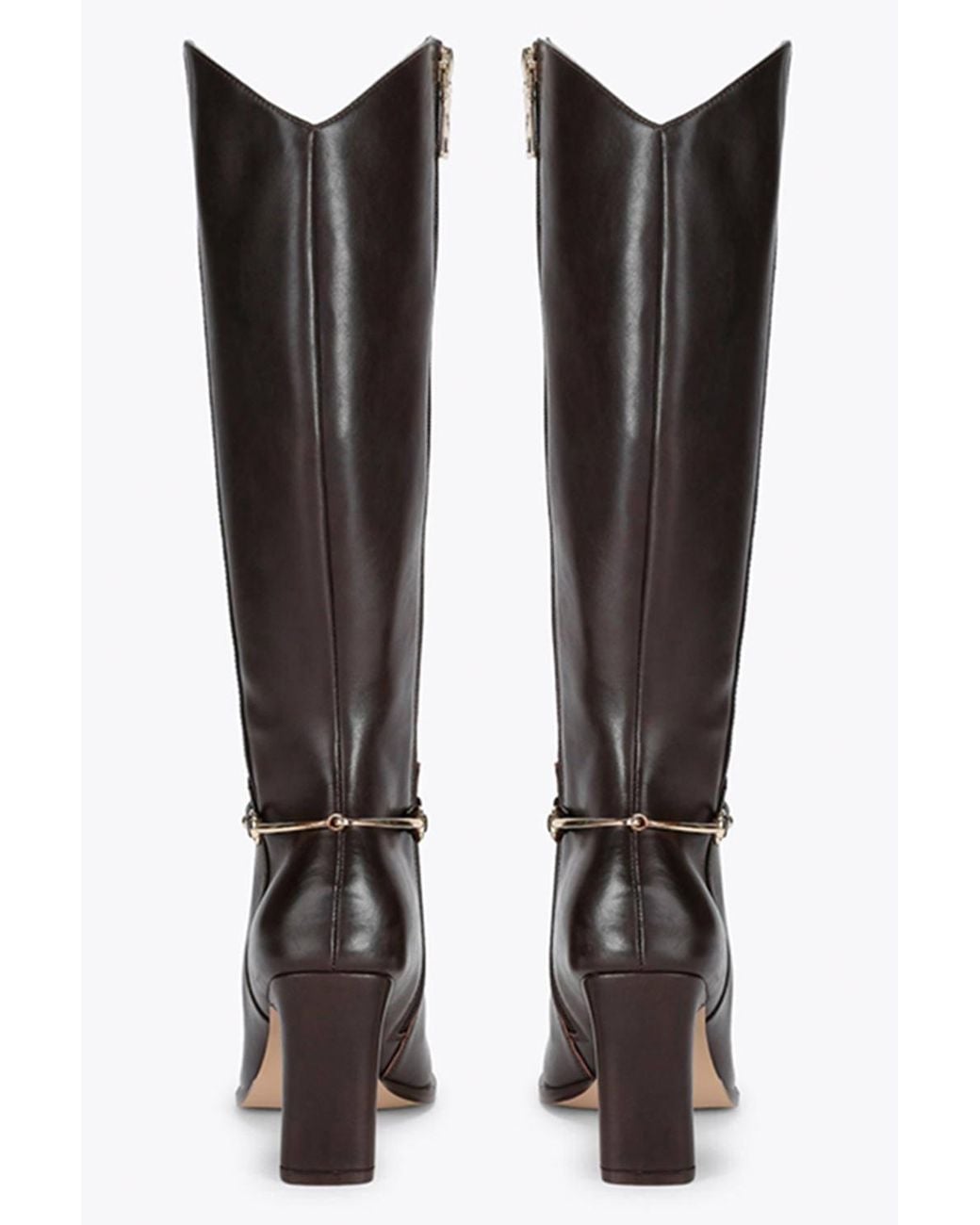Steve Madden Black 'Shield Leather' Leather Boots