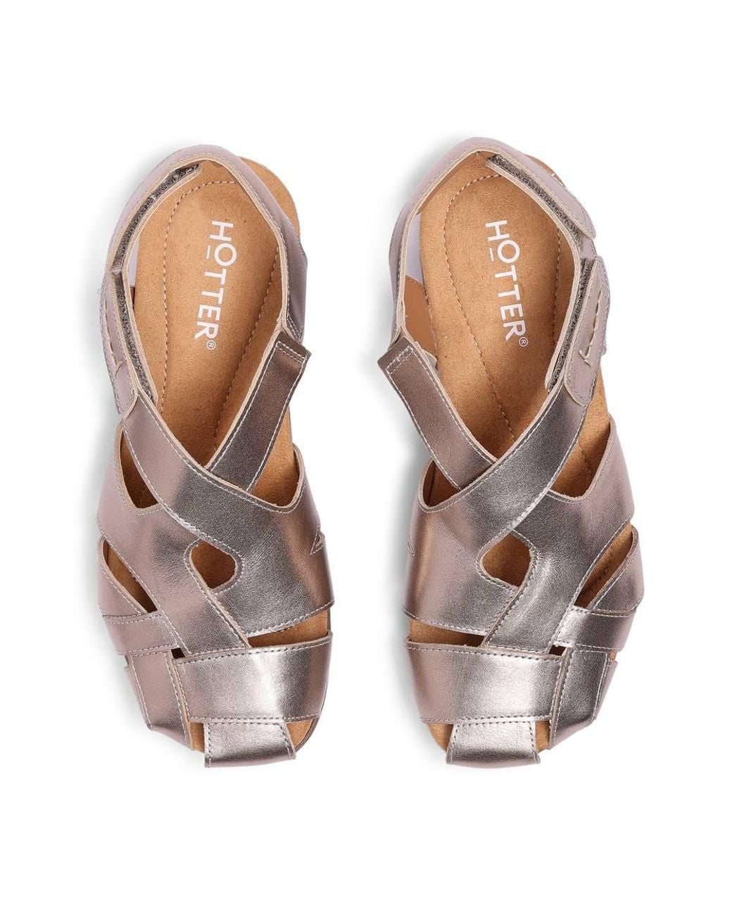 Hotter Brown 'Carpa' Closed-Toe Sandals