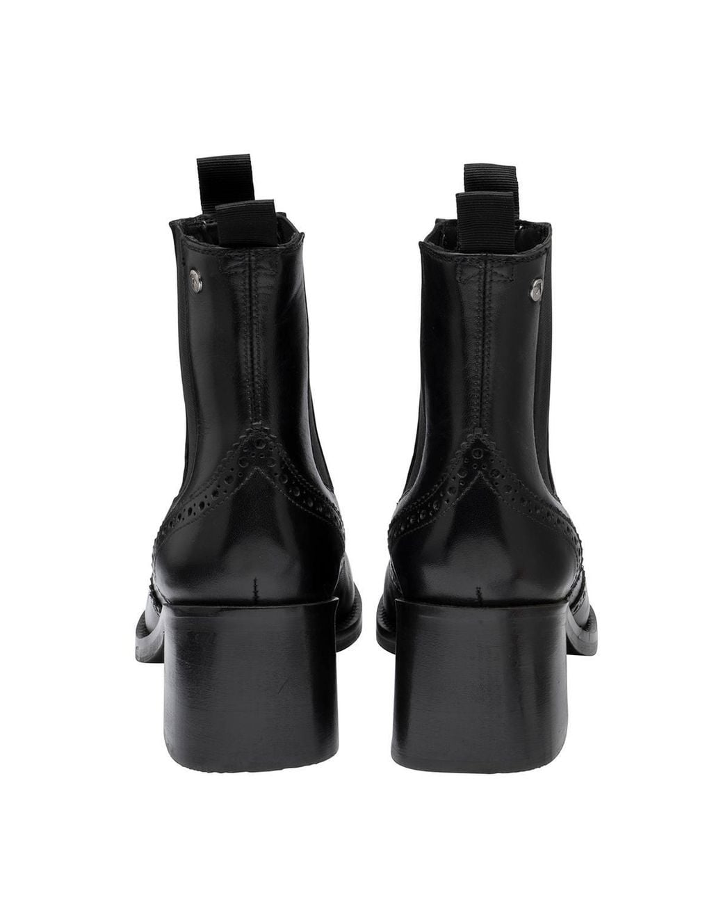 Ravel Black Leather 'Wervin' Ankle Boots