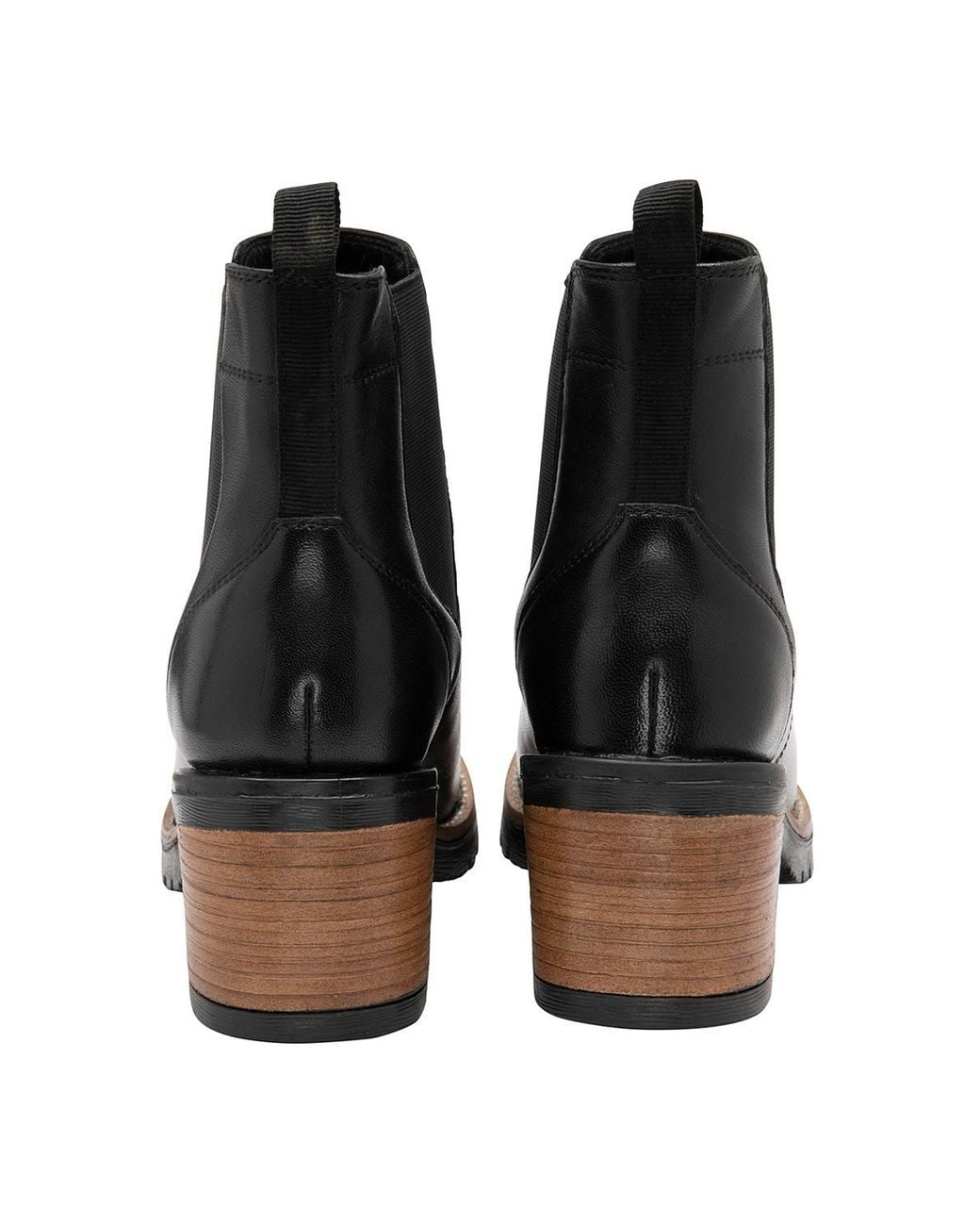 Ravel Black 'Bray' Leather Ankle Boots