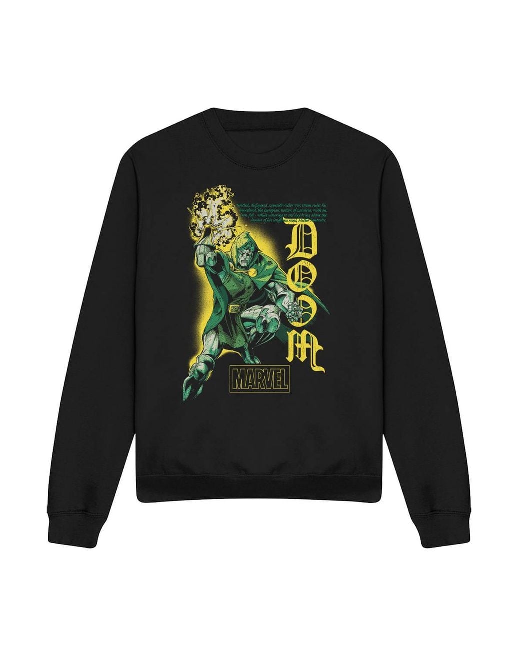 Marvel Black Villain Doom Trend Sweatshirt