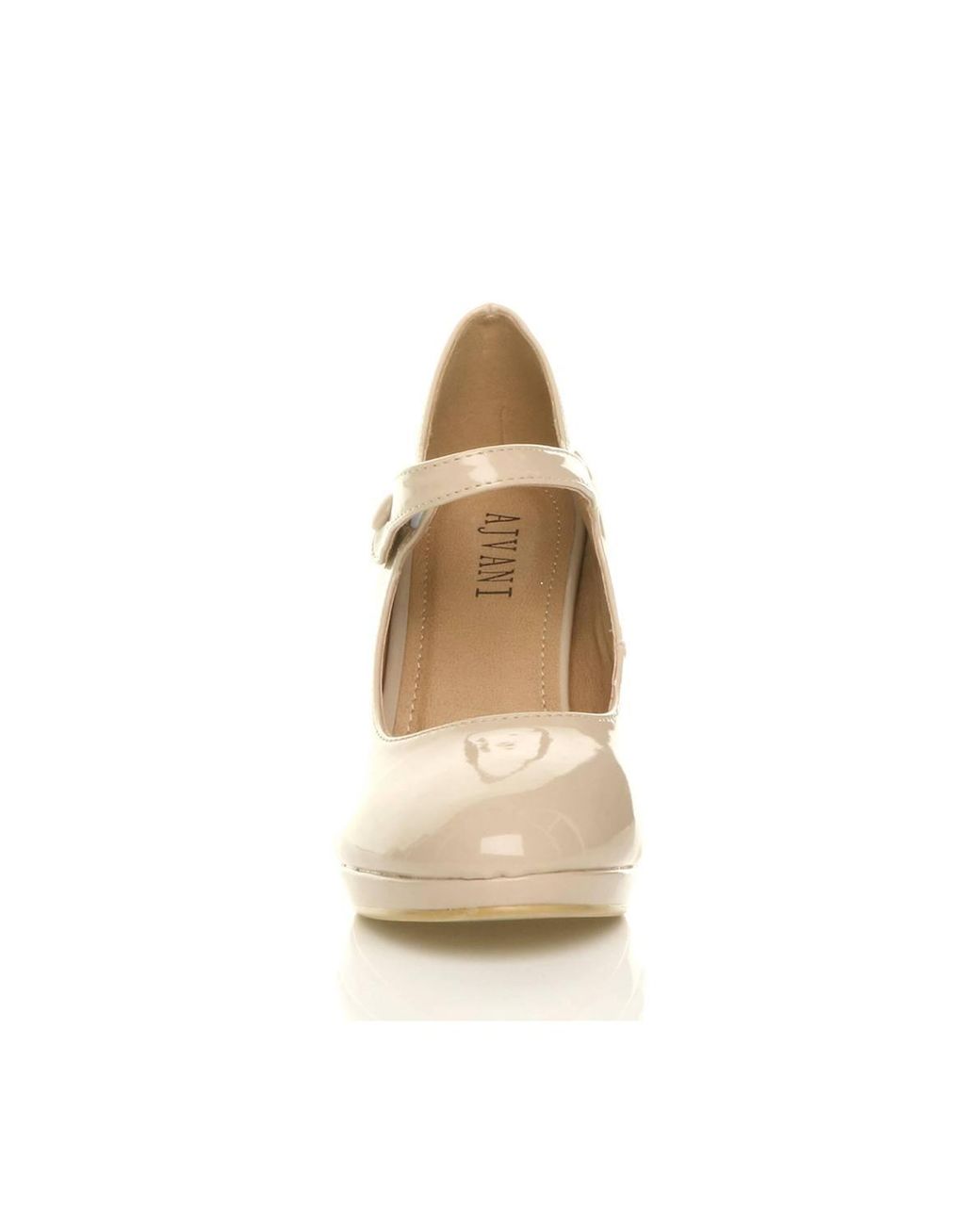AJVANI Natural High Heel Mary Jane Courtshoes