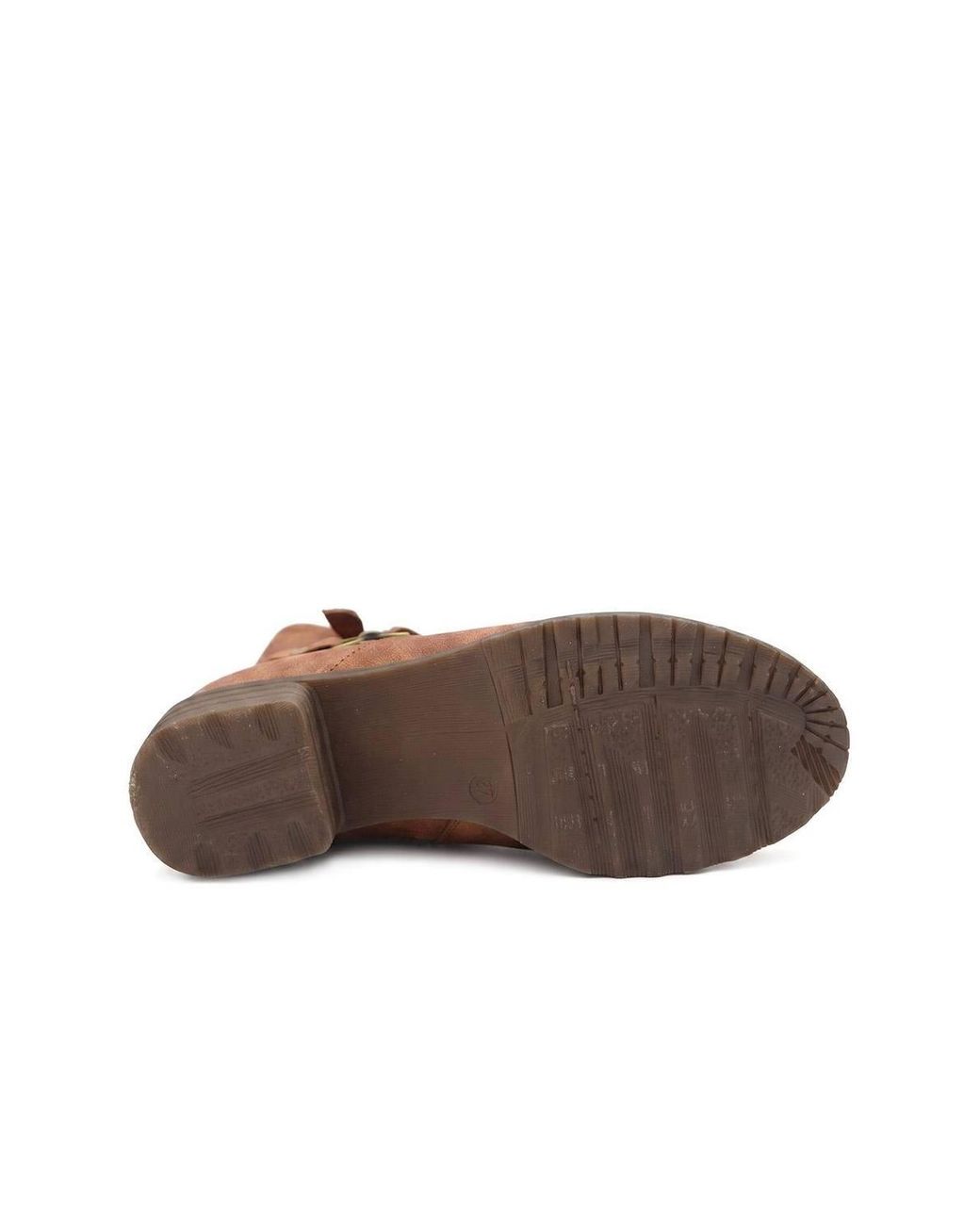 Pavers Brown Warm Lined Zip Fasten Calf Length Boots