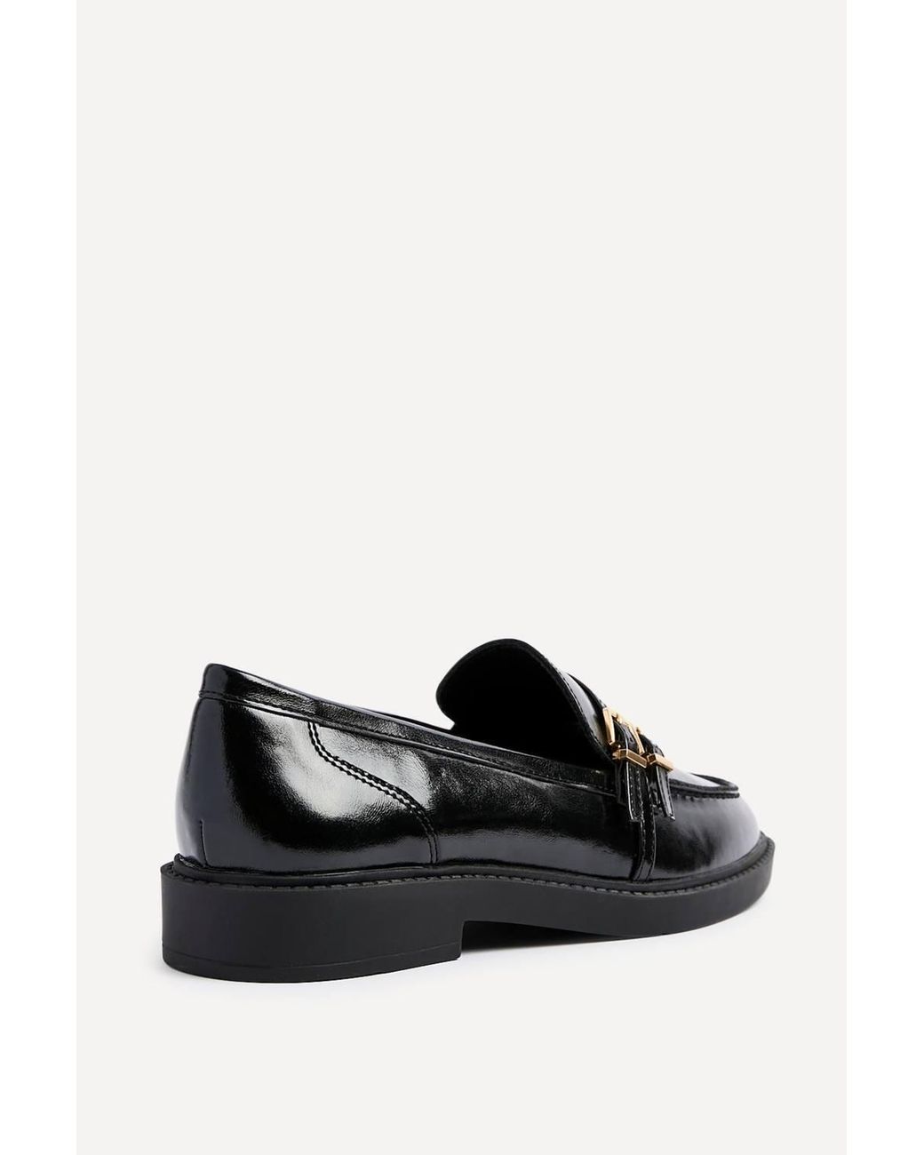Linzi White Portland Faux Leather Loafers