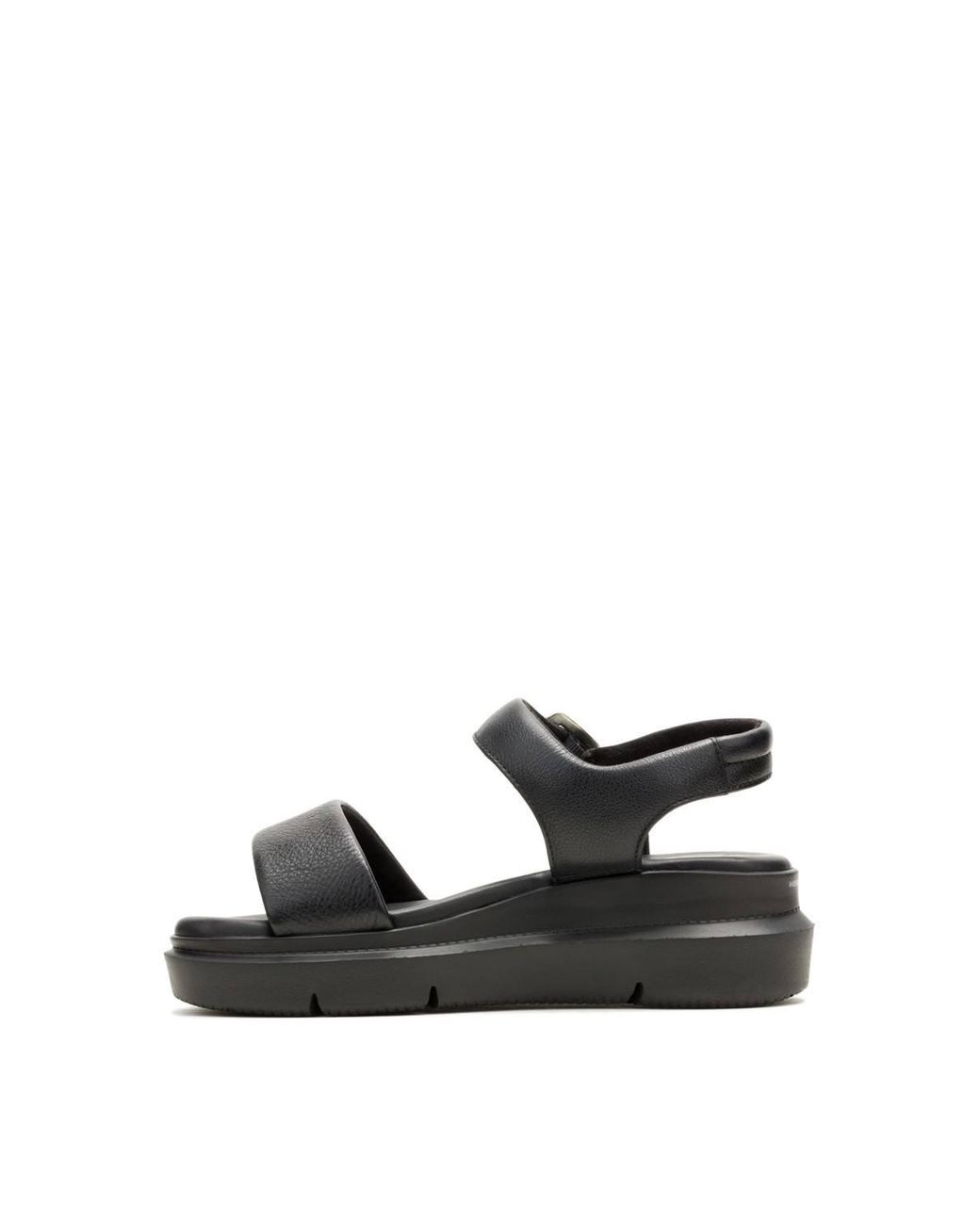 Hush Puppies Black Uplift Quarter Strap