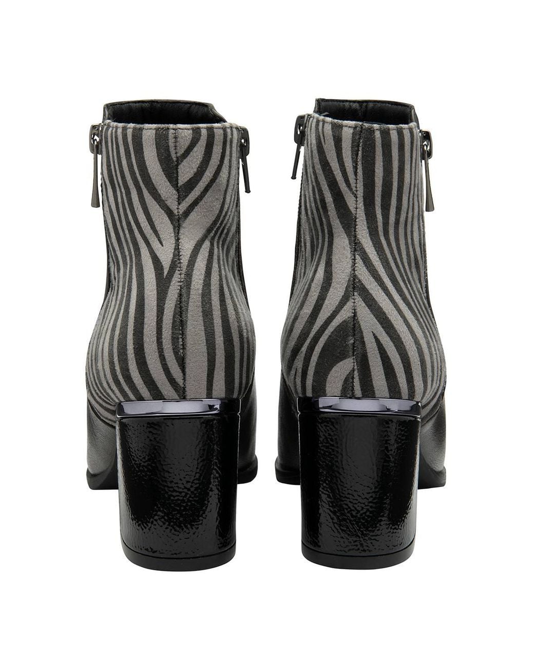 Lotus Black 'Athens' Heeled Ankle Boots