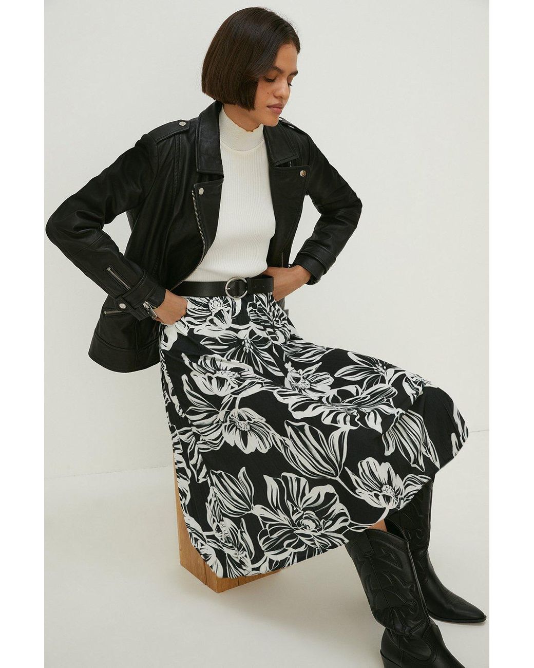 Long pleated skirt outlet oasis