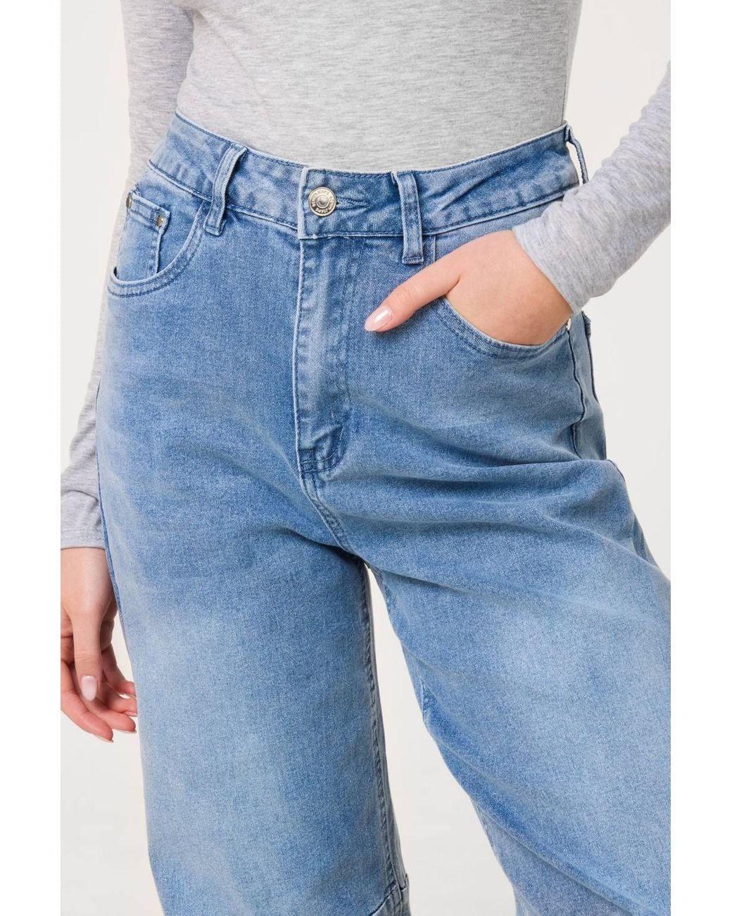 Pink Vanilla Blue Washed Denim Jeans